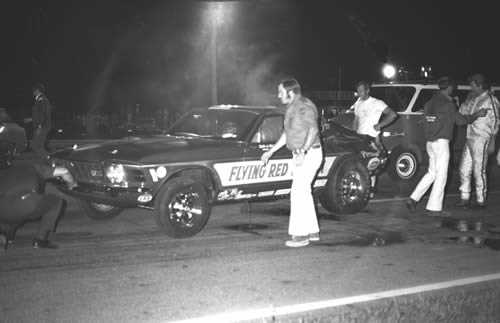 Tri-City Dragway - Flying Red Baron Crash From Fred Militello Photo By Don Ruppel  (newer photo)
